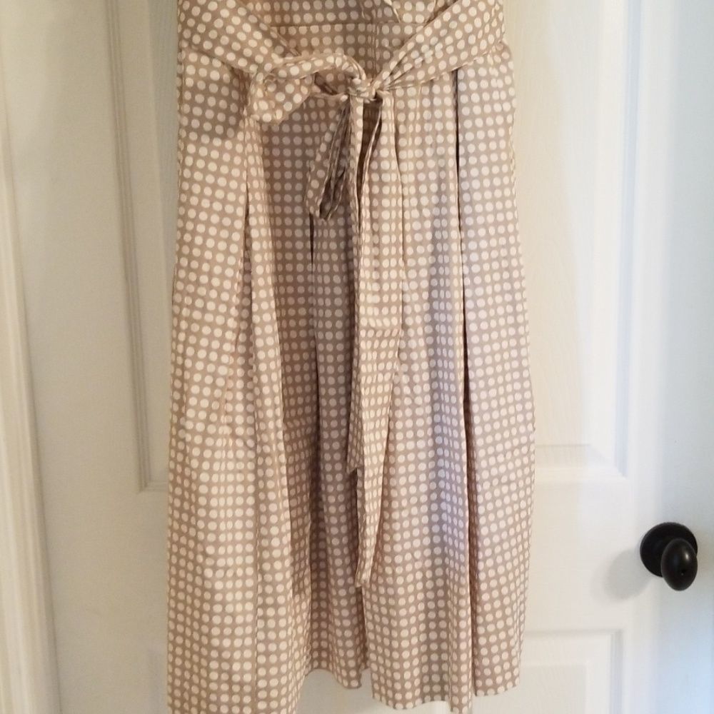 Anne Klein Plus Polka Dot V-Neck Midi Dress 24W - Picture 6 of 10